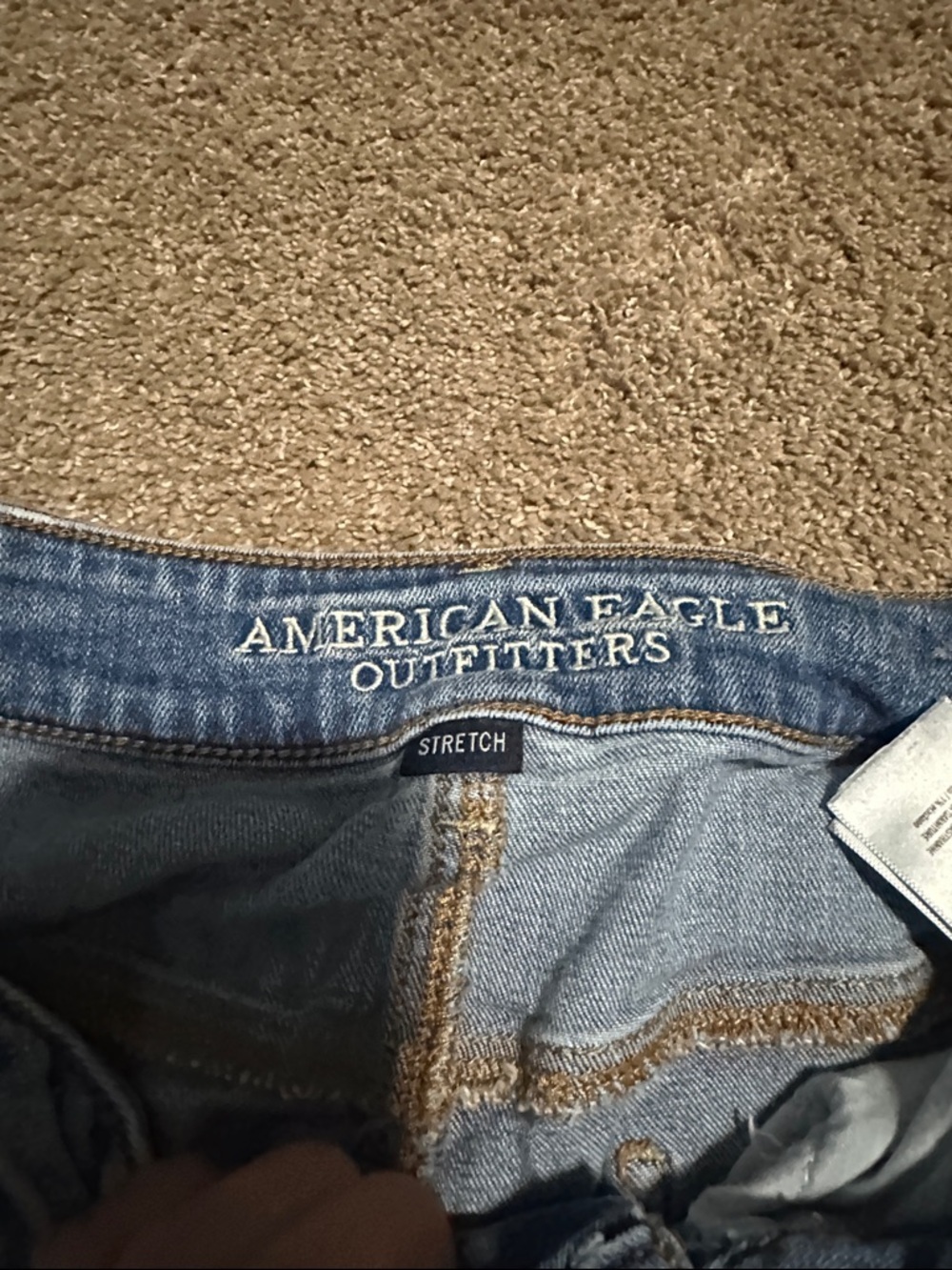 Distressed Blue Ripped Jeans - Picture 5 of 6